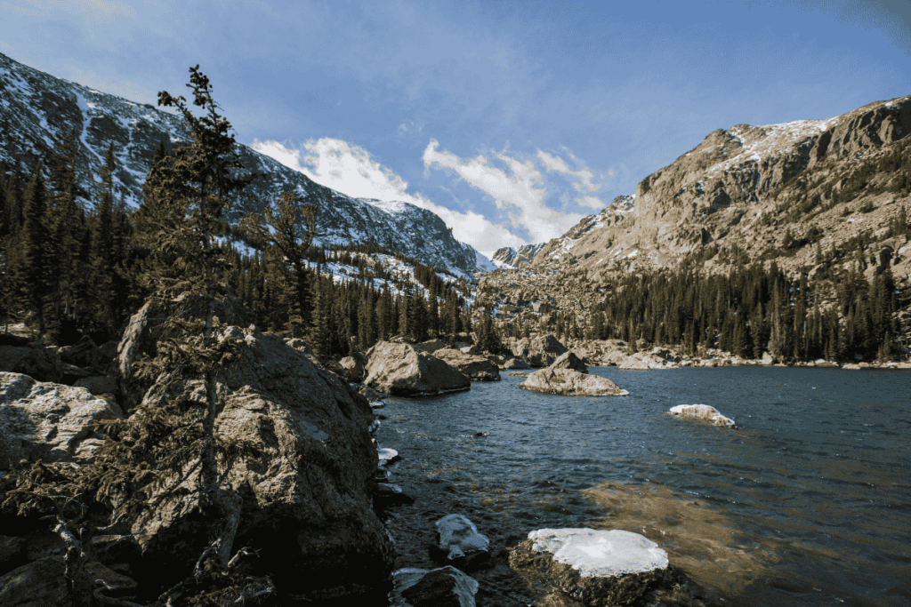 A river in the Rocky mountains