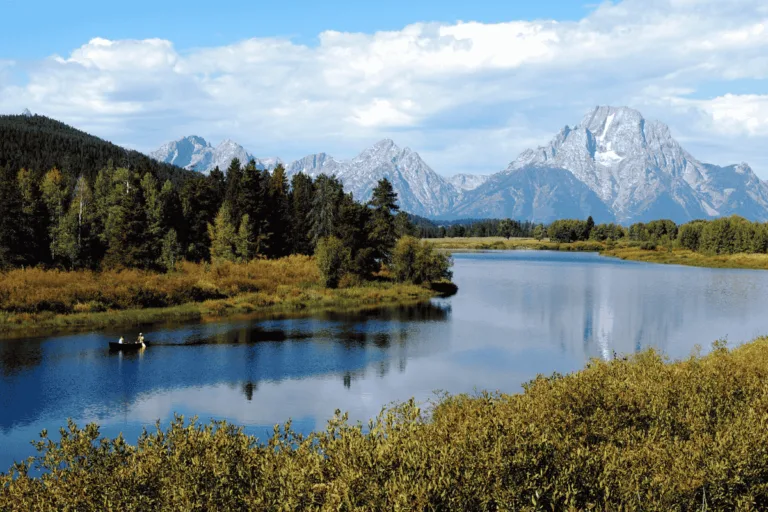A river in wyoming, ideal place for camping